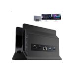 USB C Laptop Docking Station Dual Monitor, 11 in 1 Vertical Dock with 2 HDMI 4K