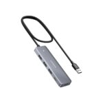UGREEN USB Hub 4 Ports, USB-C & 3xUSB-A Multiport Adapter, Powered 3.0 Hub