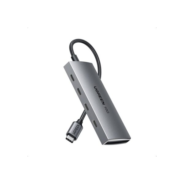 UGREEN USB C Hub, 4 Ports USB-C 3.2 10Gbps Data, Aluminum, Only Adapter