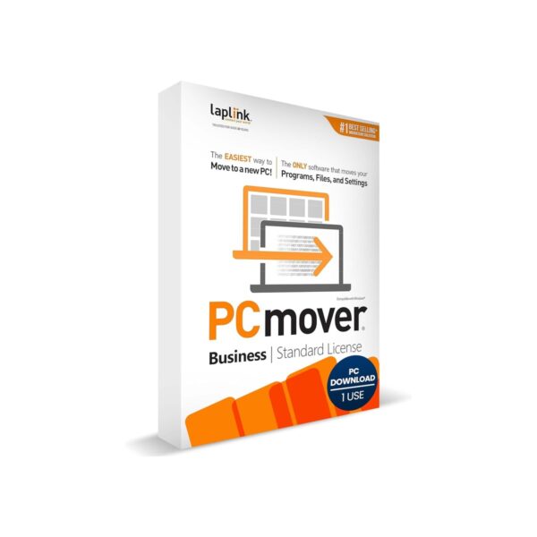 Laplink PCmover Business Standard - PC to PC Migration Software - 1 Use
