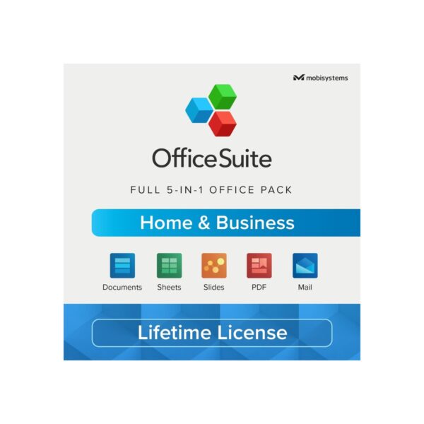 OfficeSuite Home & Business - Lifetime License - Documents, Sheets, Slides, PDF