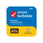 TurboTax Premier Desktop Edition 2025, Federal & State Tax Return [Win11/Mac14