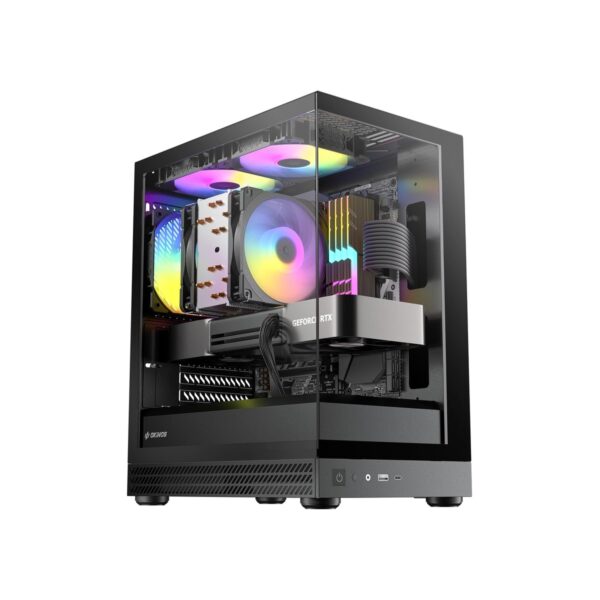 Okinos Aqua UNO Micro ATX Case, No Radiator Support, Max GPU Length 309mm