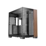Antec C8 Wood, Fans not Included, Wooden Front Panel, Dual-Chamber Layout