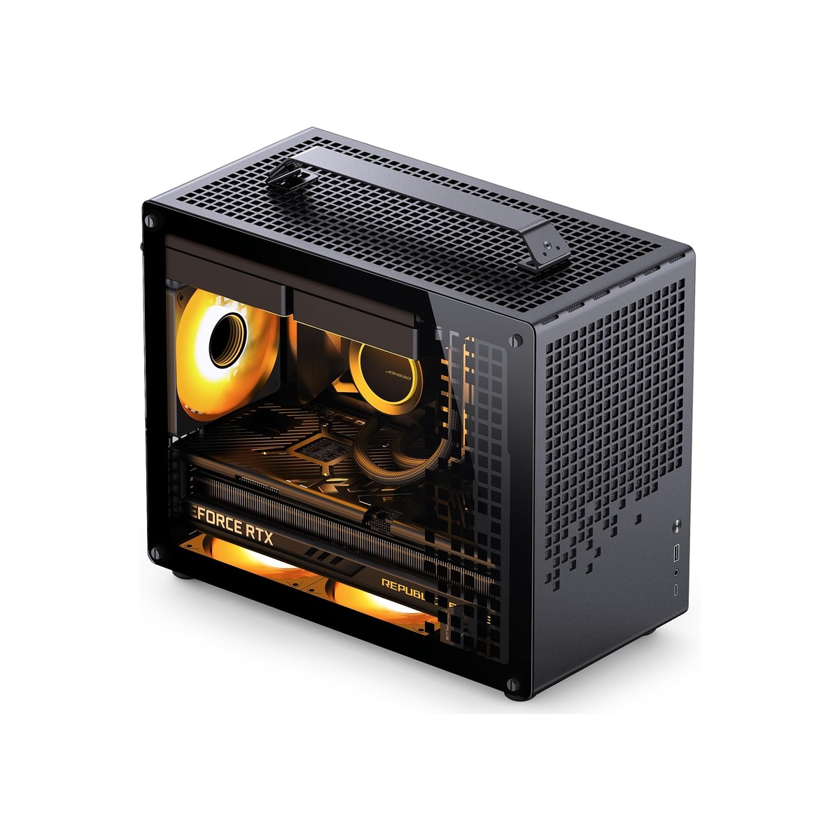 JONSBO/JONSPLUS Z20 Black Micro-ATX Mini Tower PC Case-1 JONSBO/JONSPLUS Z20 Black Micro-ATX Mini Tower PC Case - Image 1