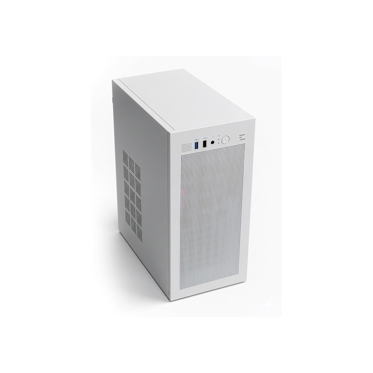 Zalman CUBIX Compact Mini Tower mATX Micro-ATX PC Case, White-1 Zalman CUBIX Compact Mini Tower mATX Micro-ATX PC Case, White - Image 1