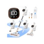 Tikom V500 Cordless Vacuum Cleaner for Home, 40000Pa/450W Stick Vacuum with LED