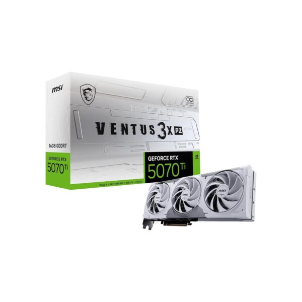 msi Gaming RTX 5070 Ti 16G Ventus 3X PZ OC Graphics Card (16GB GDDR7, 256-bit