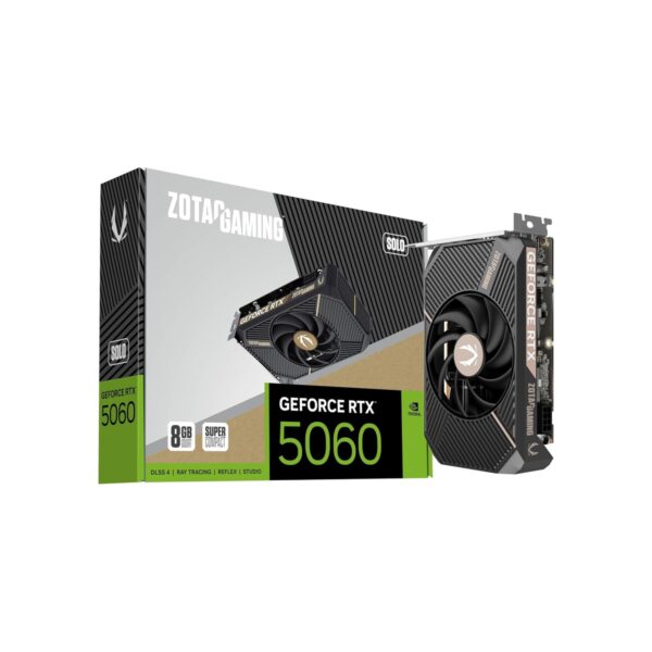 ZOTAC Gaming GeForce RTX 5060 Solo DLSS 4 8GB GDDR7 128-bit 28 Gbps PCIE 5.0