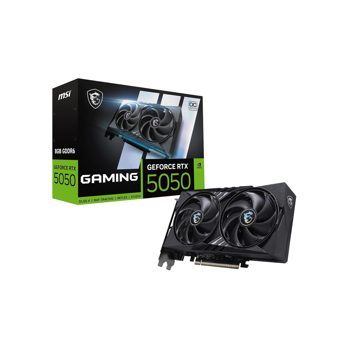 msi Gaming RTX 5050 8G Gaming OC Graphics Card (8GB GDDR6,128-bit-1 msi Gaming RTX 5050 8G Gaming OC Graphics Card (8GB GDDR6,128-bit - Image 1