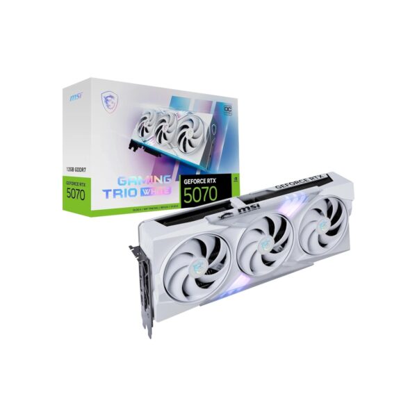MSI GeForce RTX 5070 12G Gaming Trio OC White Graphics Board VD9067