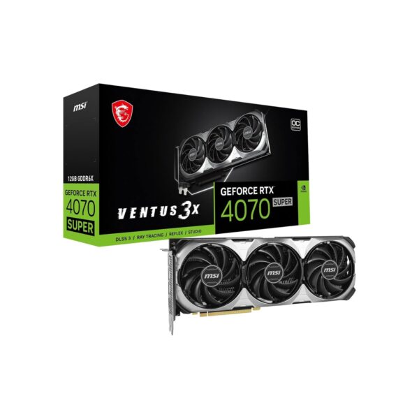 MSI Gaming RTX 4070 Super 12G Ventus 3X OC Graphics Card (NVIDIA RTX 4070 Super