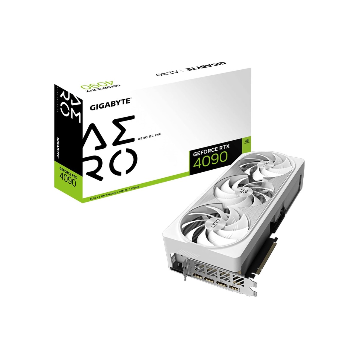 GIGABYTE GV-N4090AERO OC-24GD GeForce RTX 4090 AERO OC 24G Graphics Card-1 GIGABYTE GV-N4090AERO OC-24GD GeForce RTX 4090 AERO OC 24G Graphics Card - Image 1