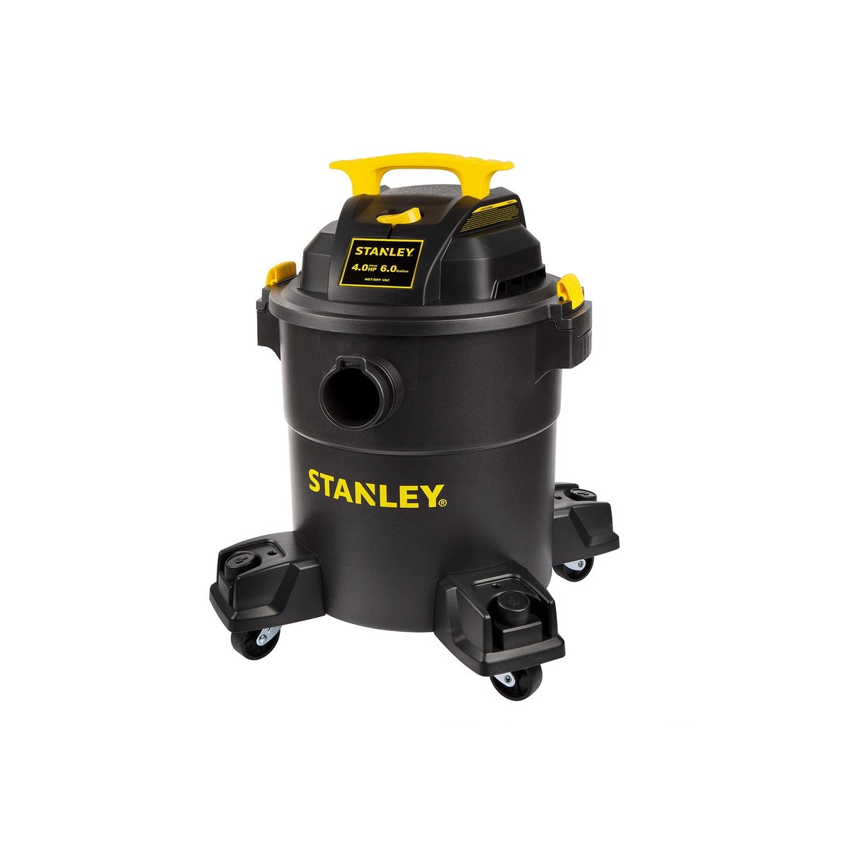 Stanley - SL18116P Wet/Dry Vacuum, 6 Gallon, 4 Horsepower Black-1 Stanley - SL18116P Wet/Dry Vacuum, 6 Gallon, 4 Horsepower Black - Image 1