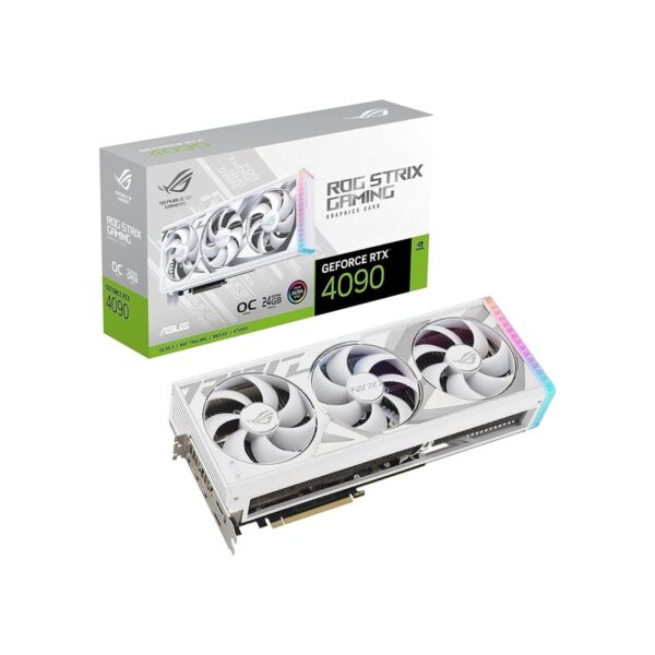 ASUS ROG Strix GeForce RTX 4090 White OC Edition Gaming Graphics Card (PCIe 4.0