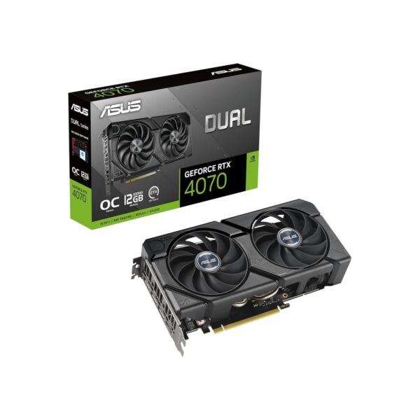 ASUS Dual GeForce RTX 4070 EVO OC Edition 12GB GDDR6X is Designed for Broad