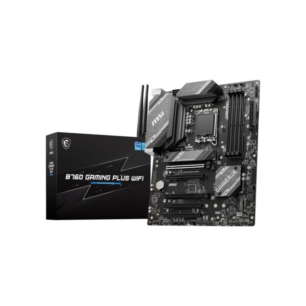 MSI B760 Gaming Plus WiFi Gaming Motherboard (Supports 12th/13th/14th Gen Intel