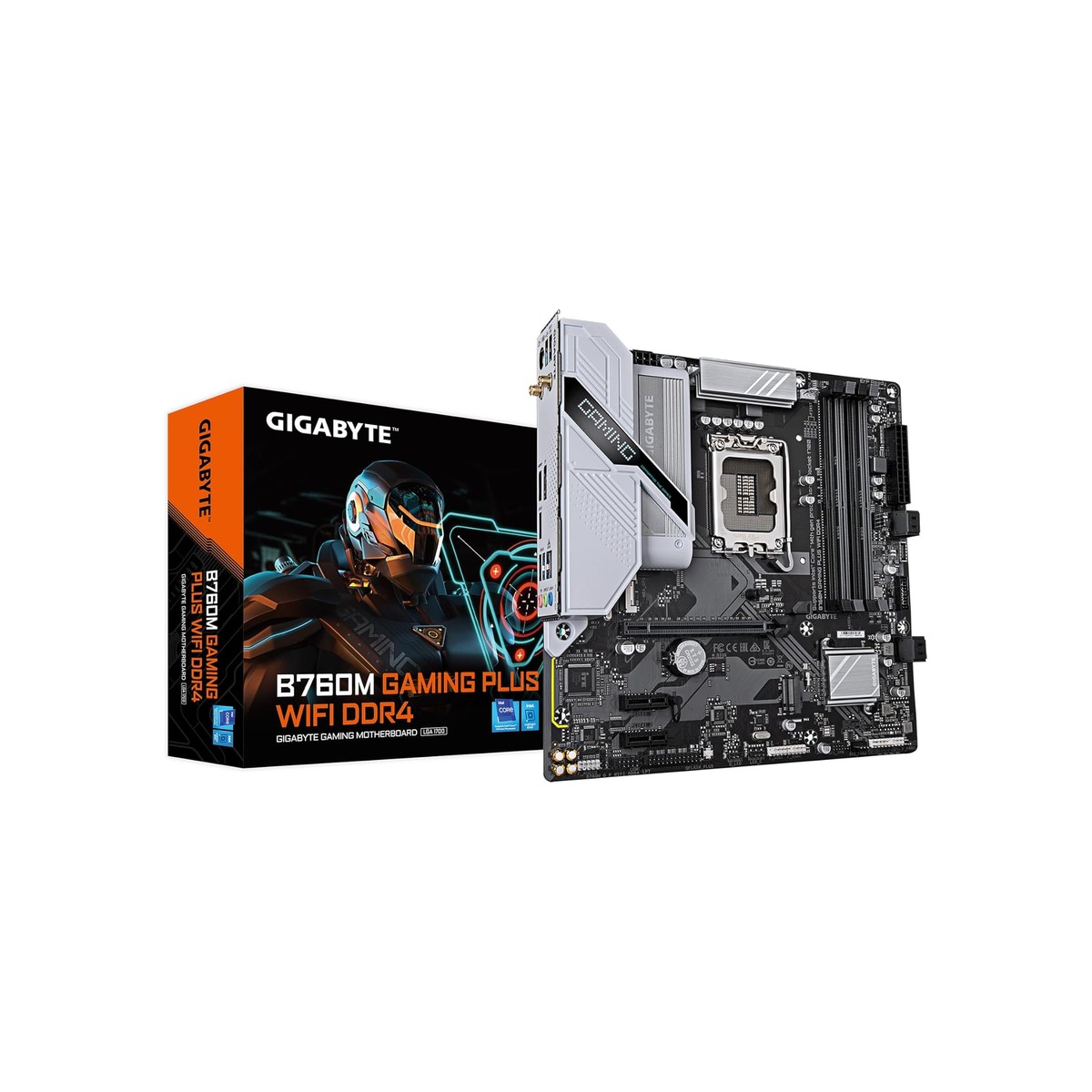GIGABYTE B760M Gaming Plus WiFi DDR4 LGA 1700 Intel B760 M-ATX Motherboard-1 GIGABYTE B760M Gaming Plus WiFi DDR4 LGA 1700 Intel B760 M-ATX Motherboard - Image 1