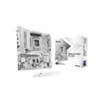 ASRock B860M Challenger WiFi White mATX Motherboard, Intel Core Ultra (Series 2)
