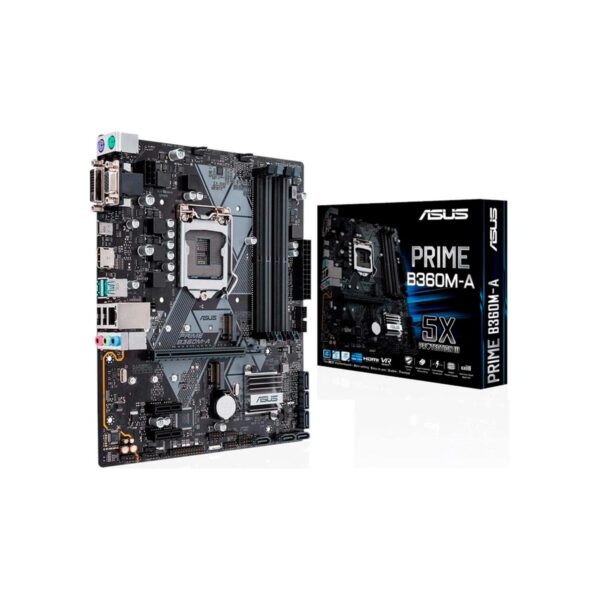 ASUS PRIME B360M-A (300 Series) Intel LGA-1151 mATX Motherboard with Aura Sync