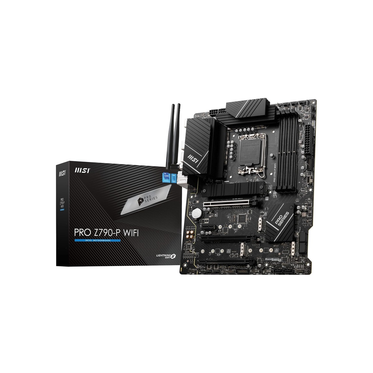 MSI PRO Z790-P WiFi ProSeries Motherboard (Supports 12th/13th/14th Gen Intel-1 MSI PRO Z790-P WiFi ProSeries Motherboard (Supports 12th/13th/14th Gen Intel - Image 1