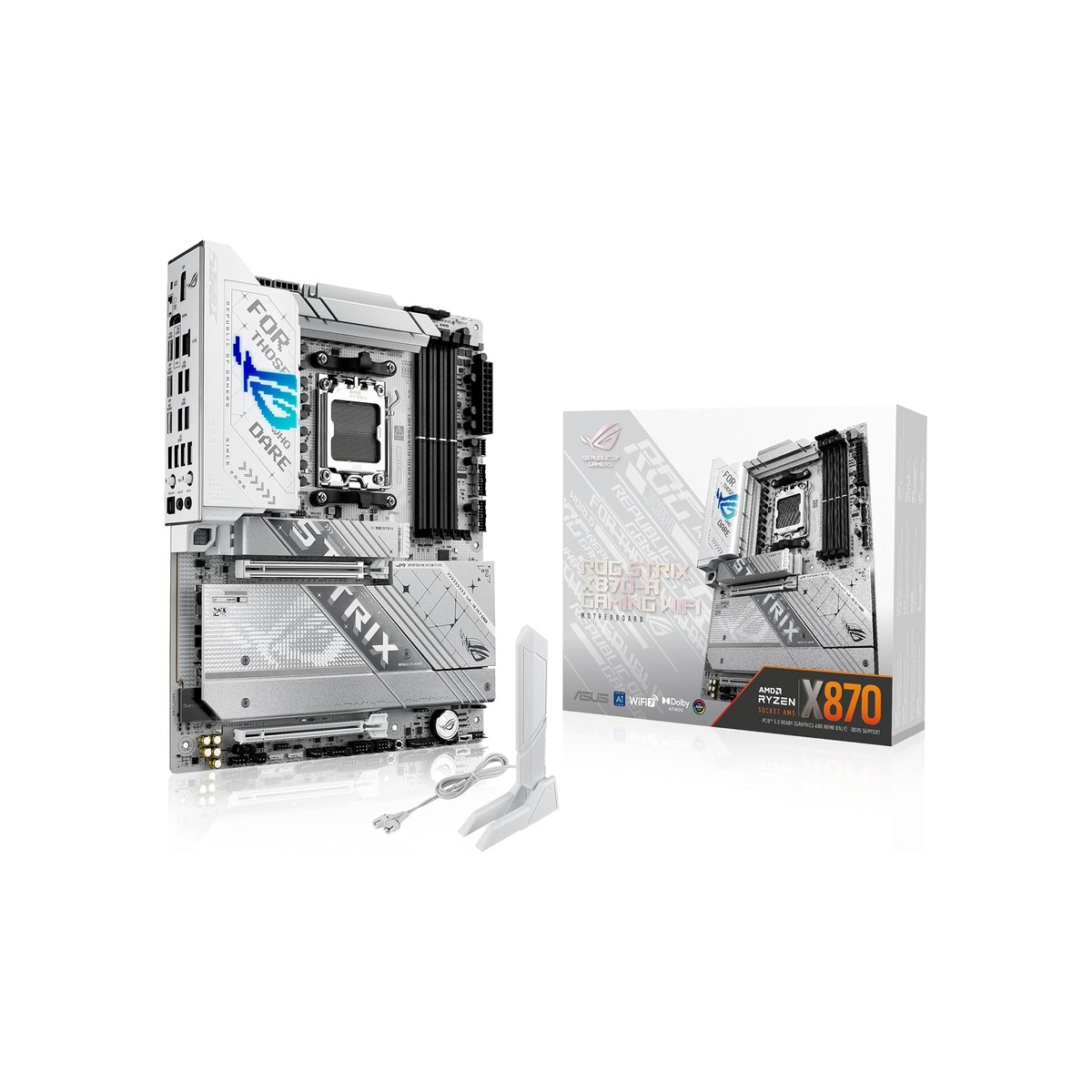 ASUS ROG Strix X870-A Gaming WiFi AMD AM5 X870 ATX Motherboard 16+2+2 Power-1 ASUS ROG Strix X870-A Gaming WiFi AMD AM5 X870 ATX Motherboard 16+2+2 Power - Image 1