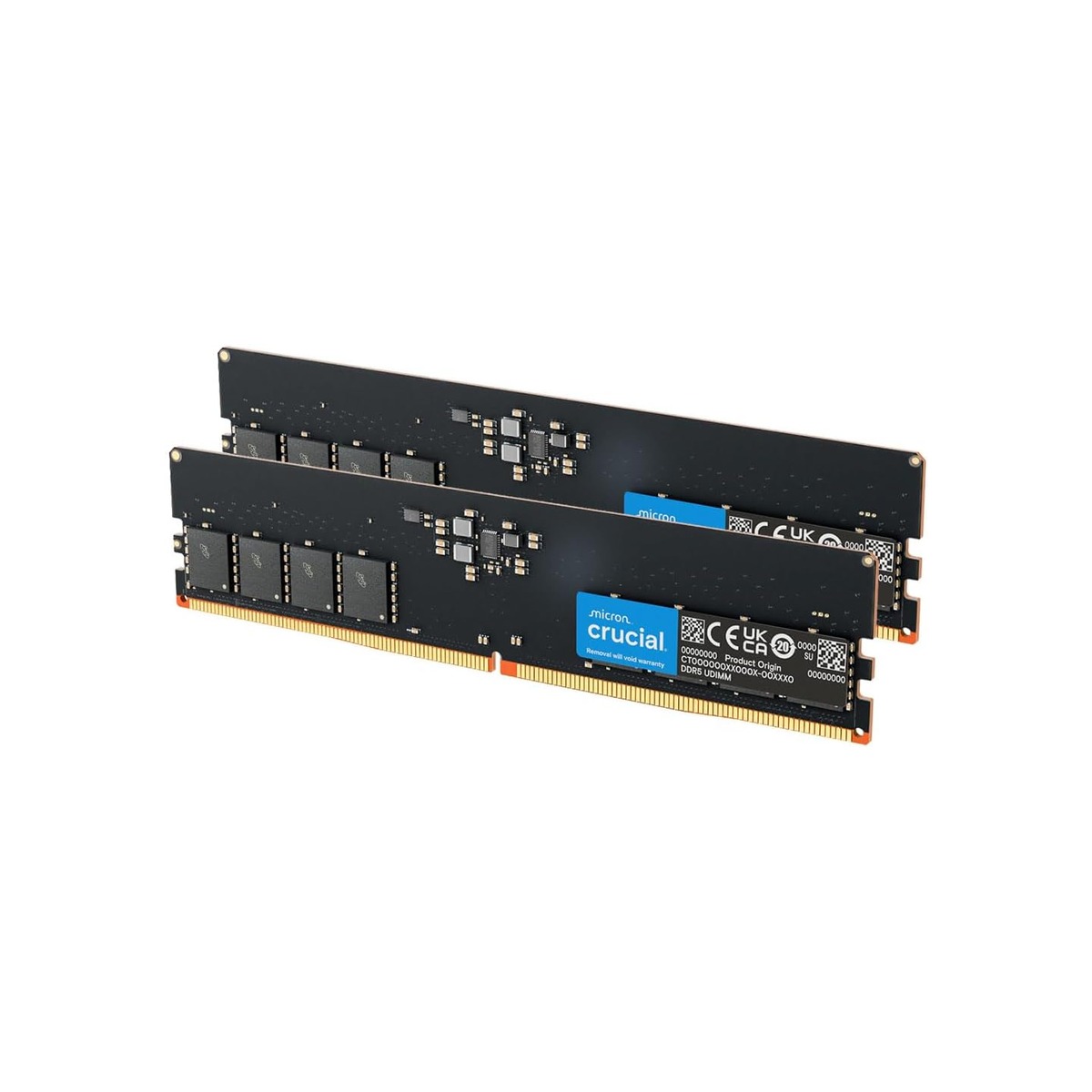 Crucial 32GB DDR5 RAM Kit (2x16GB), 5600MHz (or 5200MHz) Desktop Memory-1 Crucial 32GB DDR5 RAM Kit (2x16GB), 5600MHz (or 5200MHz) Desktop Memory - Image 1