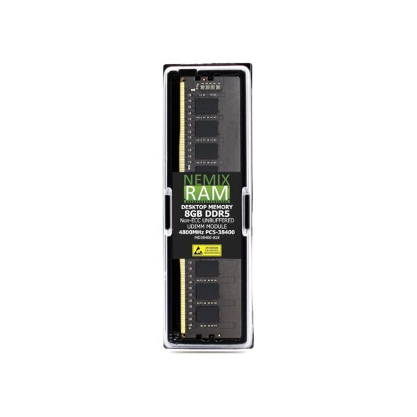 8GB 1X8GB DDR5 4800MHz PC5-38400 1Rx8 1.1V CL40 288-PIN Non-ECC Unbuffered UDIMM