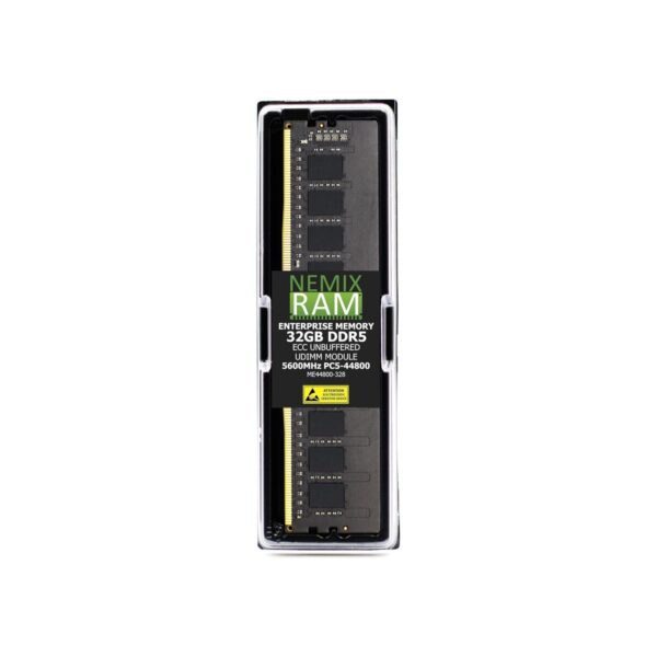 32GB 1X32GB DDR5 5600MHz PC5-44800 2Rx8 1.1V CL46 288-PIN ECC Unbuffered UDIMM