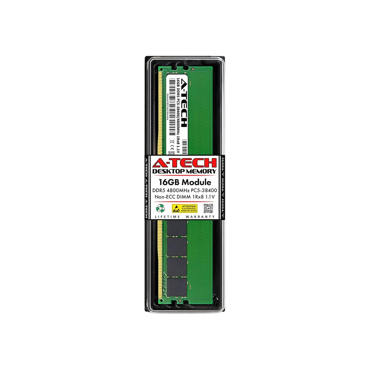 A-Tech 16GB RAM Replacement for CT16G48C40U5-1 A-Tech 16GB RAM Replacement for CT16G48C40U5 - Image 1