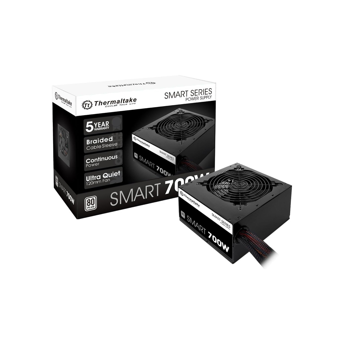 Thermaltake Smart 700W 80+ White Certified PSU-1 Thermaltake Smart 700W 80+ White Certified PSU - Image 1