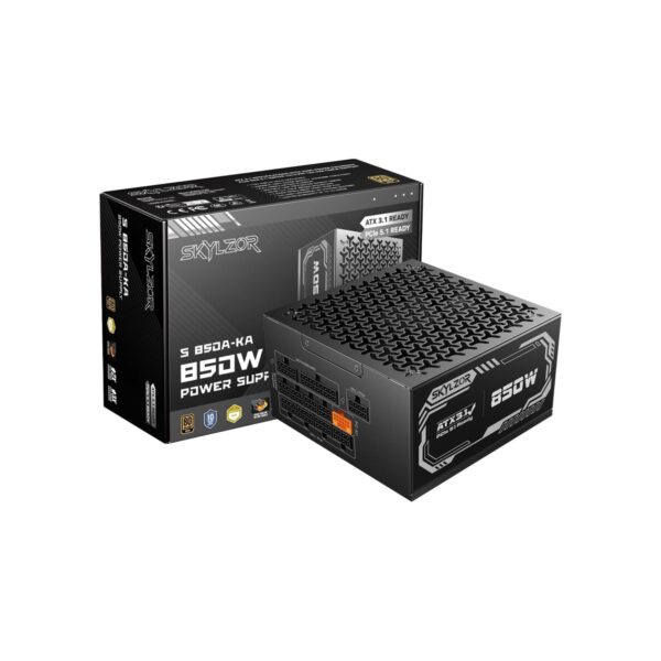 850W Fully Modular Power Supply, 80+ Gold Certified PSU