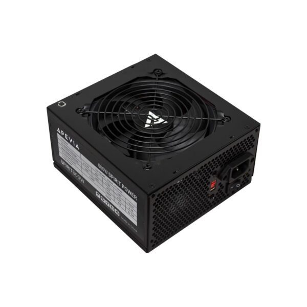 Apevia SPIRIT600W Spirit 600W ATX Power Supply, 120MM Fan, All Protections