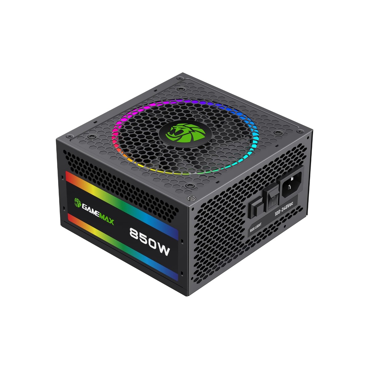 GAMEMAX RGB-850-SE, 850W 80Plus Gold Fully Modular RGB ATX Power Supply-1 GAMEMAX RGB-850-SE, 850W 80Plus Gold Fully Modular RGB ATX Power Supply - Image 1