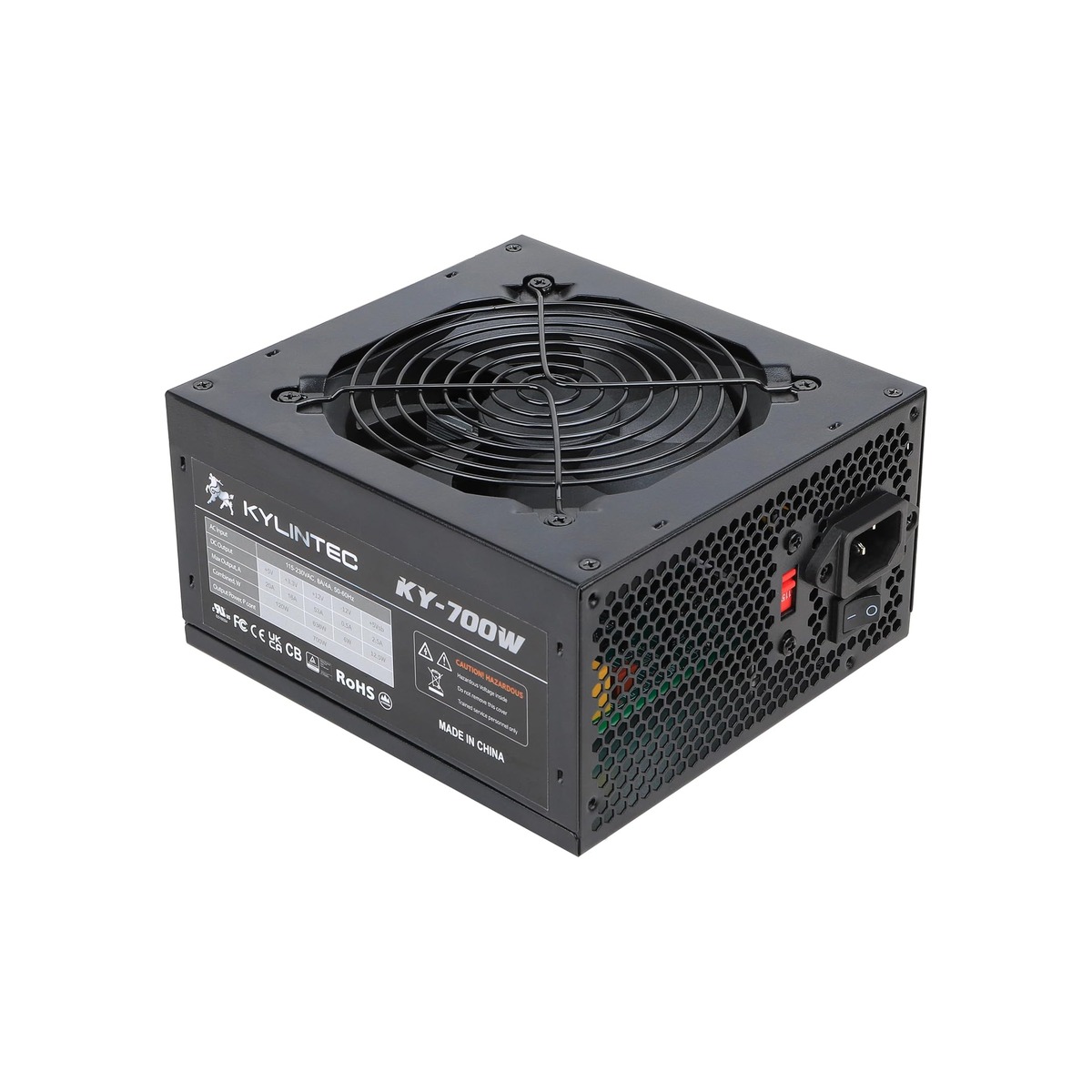 700w Power Supply Non-Modular ATX PSU with 6+2 Pin Connectors PFC Protection and-1 700w Power Supply Non-Modular ATX PSU with 6+2 Pin Connectors PFC Protection and - Image 1