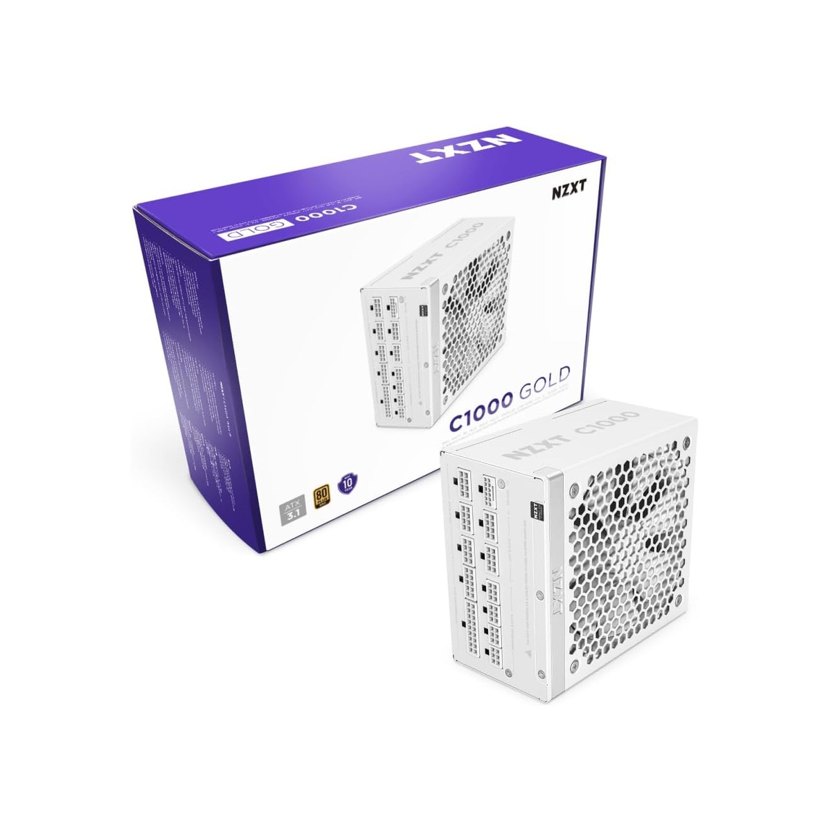 NZXT C1000 Gold ATX 3.1-1000W Fully Modular Power Supply-1 NZXT C1000 Gold ATX 3.1-1000W Fully Modular Power Supply - Image 1