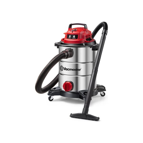 Vacmaster VOC812SF 1101 8-Gallon Premium Stainless Steel Wet/Dry Vacuum