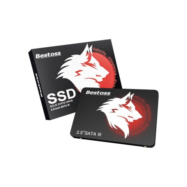 Bestoss 256GB SSD Internal - 2.5 Inch SATA III State Drive, Up to 550MB/s