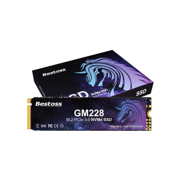 Bestoss 1TB NVMe M.2 SSD PCIe 3.0 2280 Internal SSD, Up to 2400MB/s