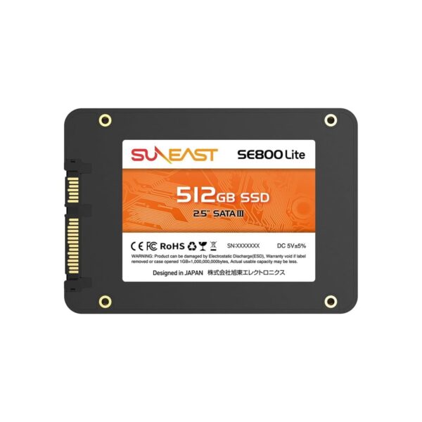 SUNEAST 512GB 2.5 SSD SATA III Internal Solid State Drive