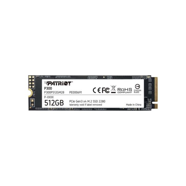 Patriot P300 M.2 PCIe Gen 3 x4 512GB Low-Power Consumption SSD