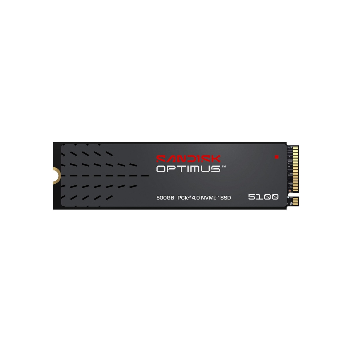 SANDISK 500GB Optimus 5100 NVMe SSD - PCIe 4.0 x4, M.2 2280, Up to 6-1 SANDISK 500GB Optimus 5100 NVMe SSD - PCIe 4.0 x4, M.2 2280, Up to 6 - Image 1