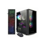 STGAubron Gaming PC Desktop,Intel i7 Xeon E5,RX 550 4G,16G RAM,512G SSD