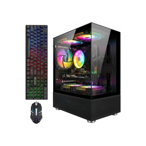 STGAubron Gaming PC Desktop,10th,G5905,RX 580 16G,16G RAM,512G SSD