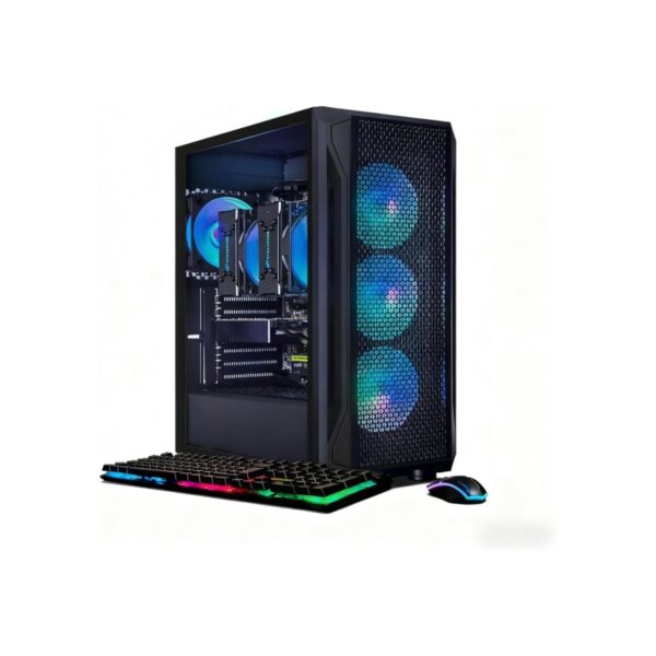 STGAubron Gaming PC Desktop,Dual Xeon E5,RX 580 8G,16G DDR4,512G SSD