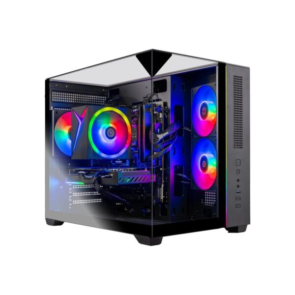Skytech Gaming Crystal Gaming PC, AMD Ryzen 7 5700 3.7GHz, NVIDIA RTX 5060