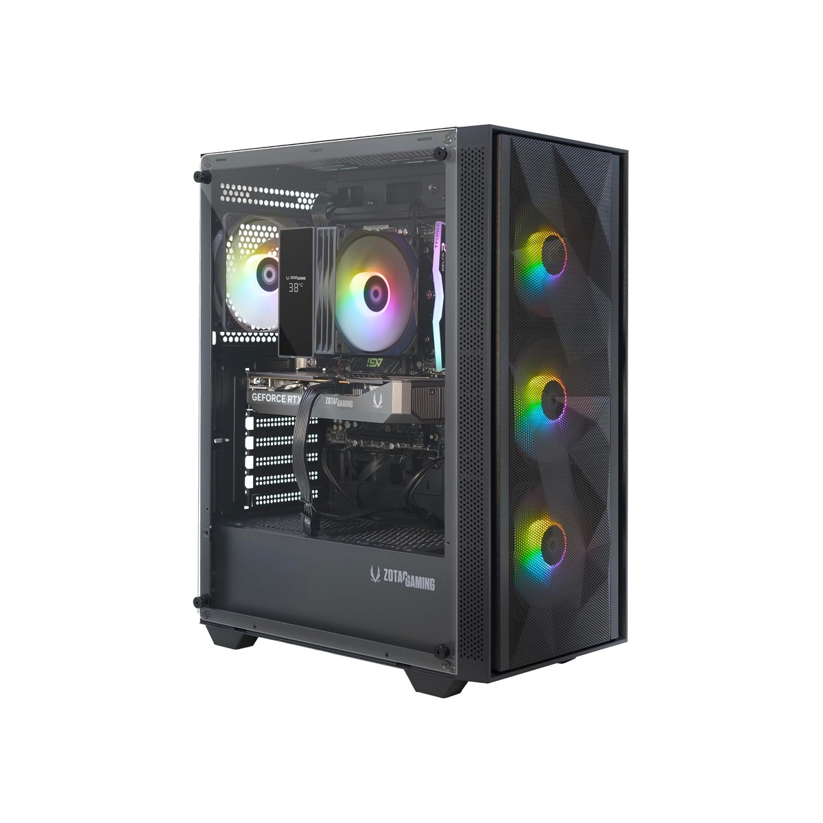 ZOTAC MEK Gaming PC Desktop, GeForce RTX 5060 8GB GDDR7, AMD Ryzen 5 5500-1 ZOTAC MEK Gaming PC Desktop, GeForce RTX 5060 8GB GDDR7, AMD Ryzen 5 5500 - Image 1