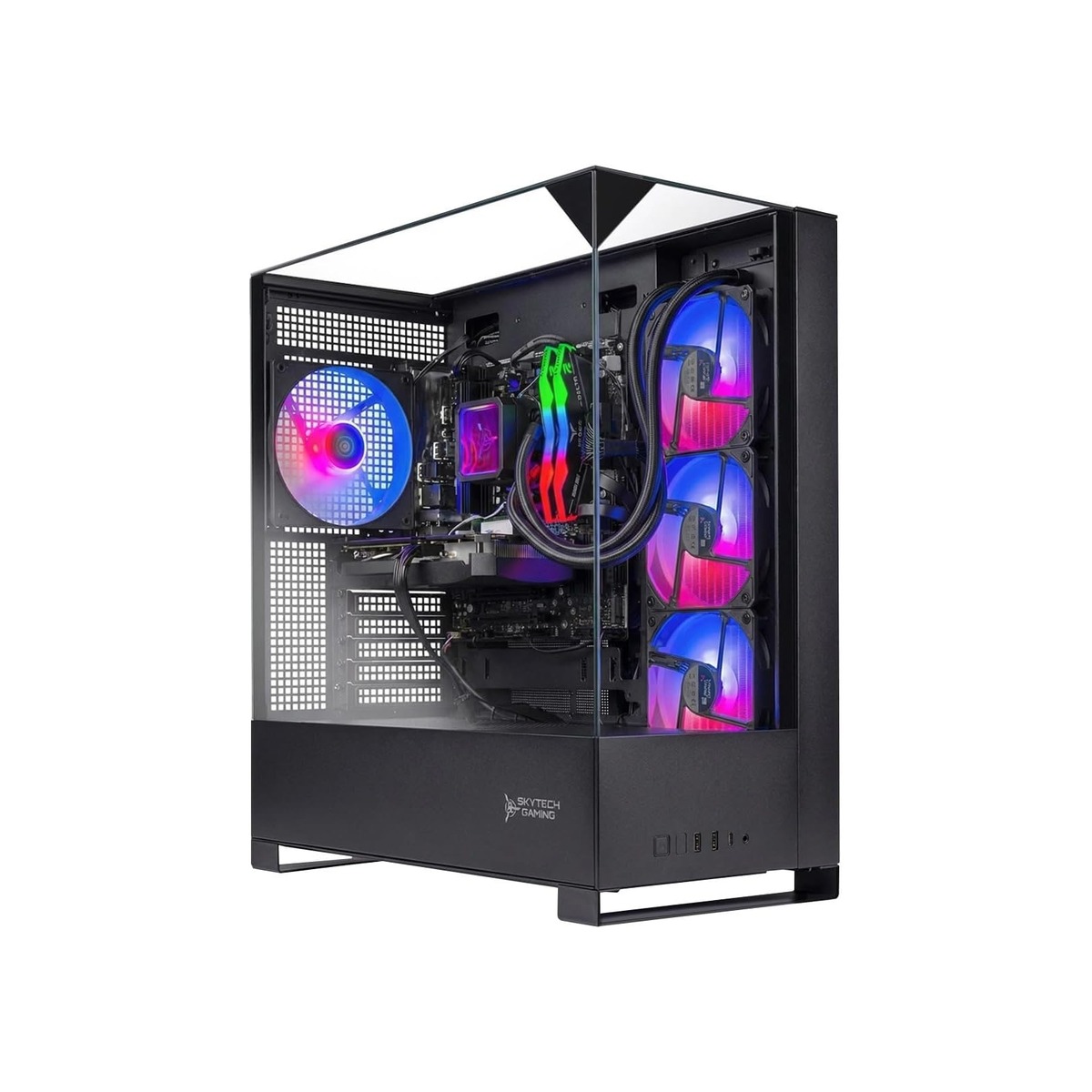 Skytech Gaming Shadow 5 Gaming PC, Ryzen 7 9700X, RTX 5060 Ti 16GB-1 Skytech Gaming Shadow 5 Gaming PC, Ryzen 7 9700X, RTX 5060 Ti 16GB - Image 1