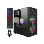 STGAubron Gaming PC Desktop,R5 5500,RTX 3050 6G,16G DDR4,512G SSD