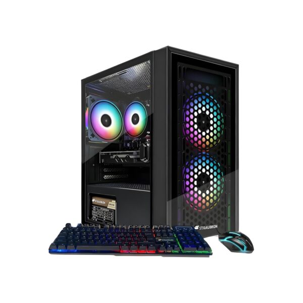 STGAubron Gaming PC Desktop,Core I5,RX 560 4G,16G RAM,512G SSD